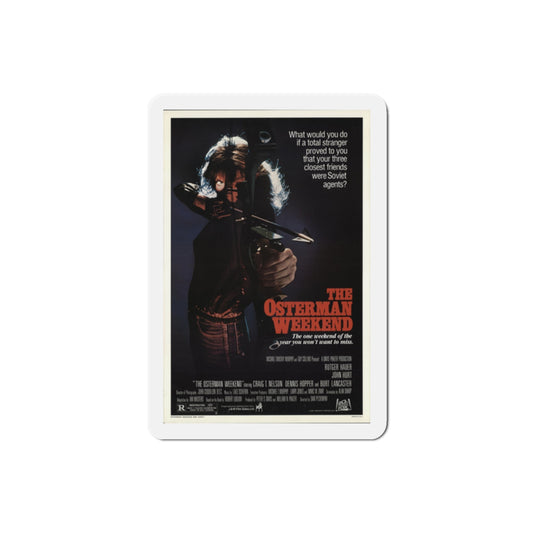 The Osterman Weekend 1983 Movie Poster Die-Cut Magnet-2" x 2"-The Sticker Space