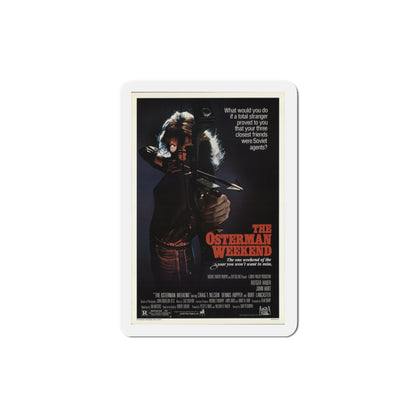 The Osterman Weekend 1983 Movie Poster Die-Cut Magnet-3" x 3"-The Sticker Space