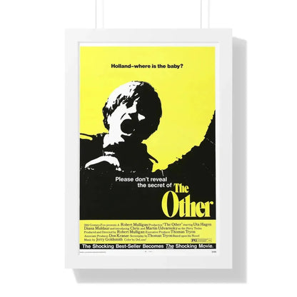 THE OTHER 1972 - Framed Movie Poster 16″ x 24″ White - The Sticker Space