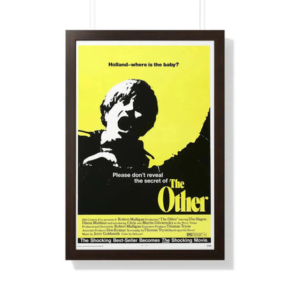 THE OTHER 1972 - Framed Movie Poster 20" x 30" Walnut - The Sticker Space