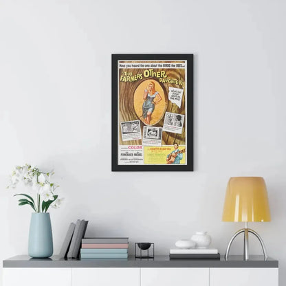 THE OTHER FARMER'S DAUGHTER 1965 - Framed Movie Poster - The Sticker Space