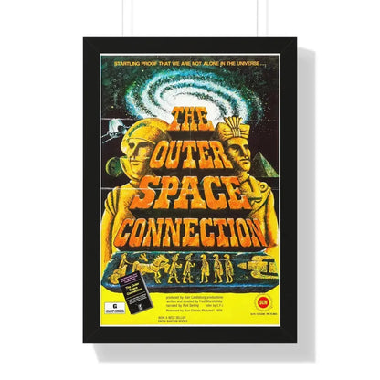 THE OUTER SPACE CONNECTION 1975 - Framed Movie Poster 16″ x 24″ Black - The Sticker Space