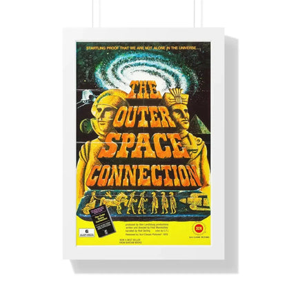THE OUTER SPACE CONNECTION 1975 - Framed Movie Poster 16″ x 24″ White - The Sticker Space