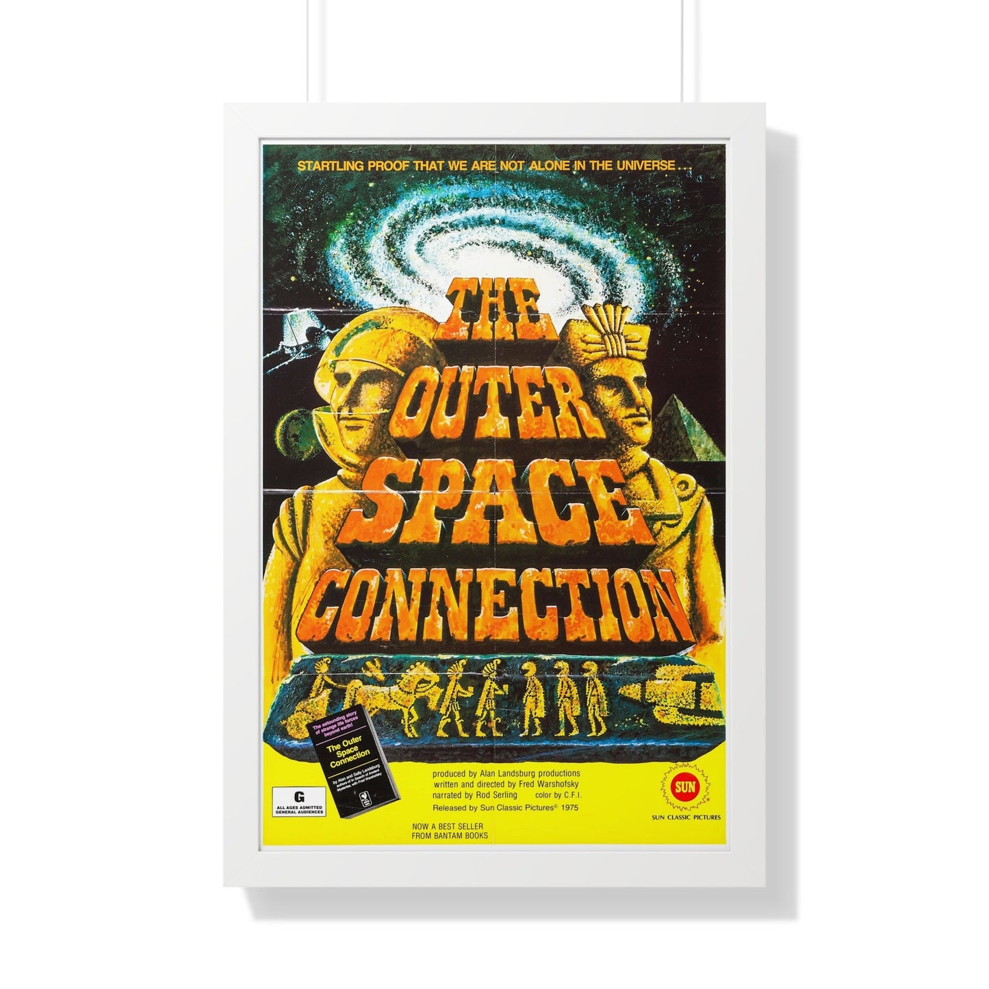 THE OUTER SPACE CONNECTION 1975 - Framed Movie Poster-20" x 30"-The Sticker Space