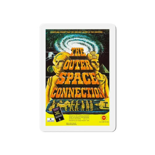 THE OUTER SPACE CONNECTION 1975 Movie Poster - Refrigerator Magnet 6 Inch Die-Cut - The Sticker Space