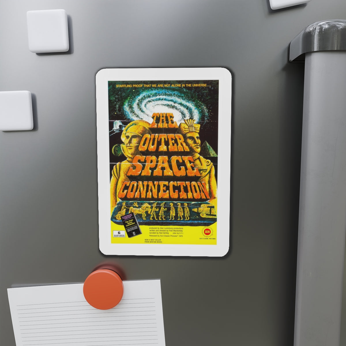 THE OUTER SPACE CONNECTION 1975 Movie Poster - Refrigerator Magnet-The Sticker Space