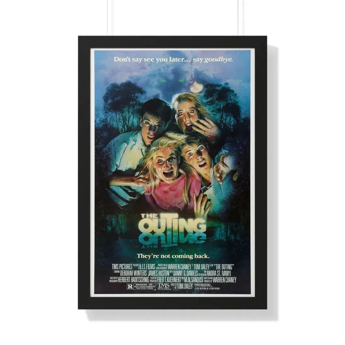 THE OUTING (THE LAMP) 1987 - Framed Movie Poster 20" x 30" Black - The Sticker Space