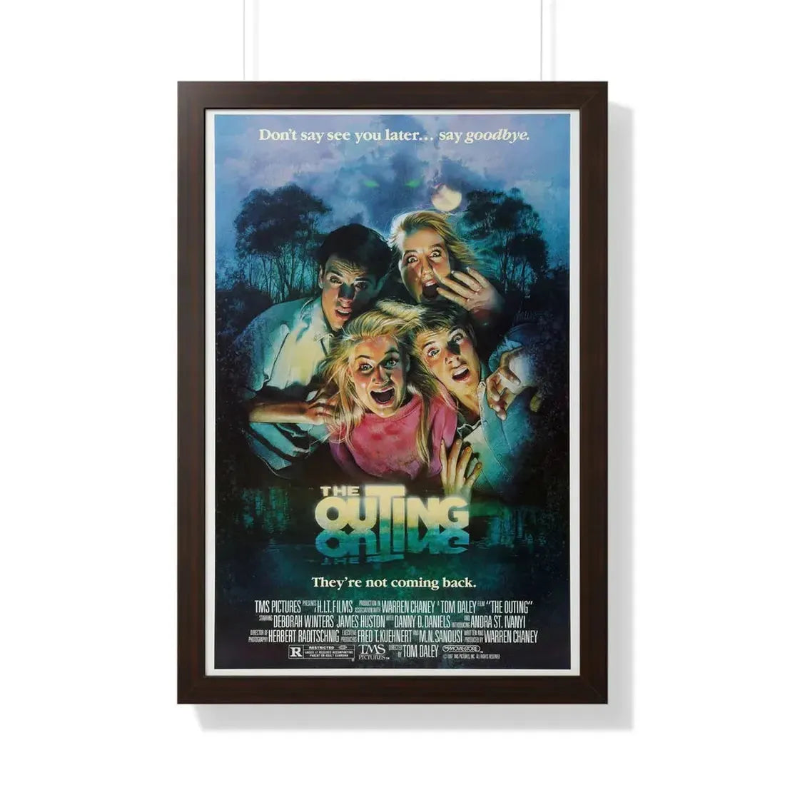 THE OUTING (THE LAMP) 1987 - Framed Movie Poster 20" x 30" Walnut - The Sticker Space