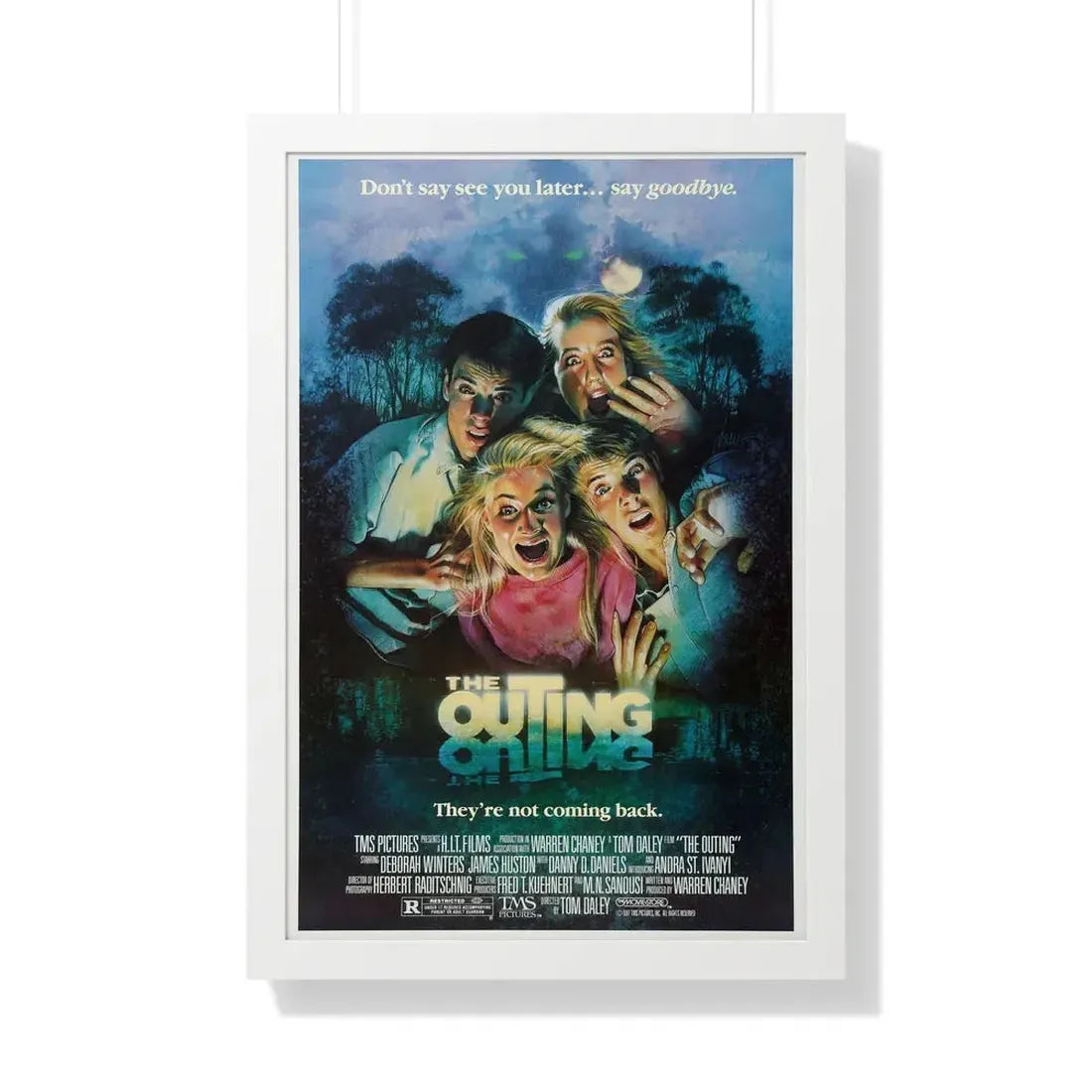 THE OUTING (THE LAMP) 1987 - Framed Movie Poster 20" x 30" White - The Sticker Space