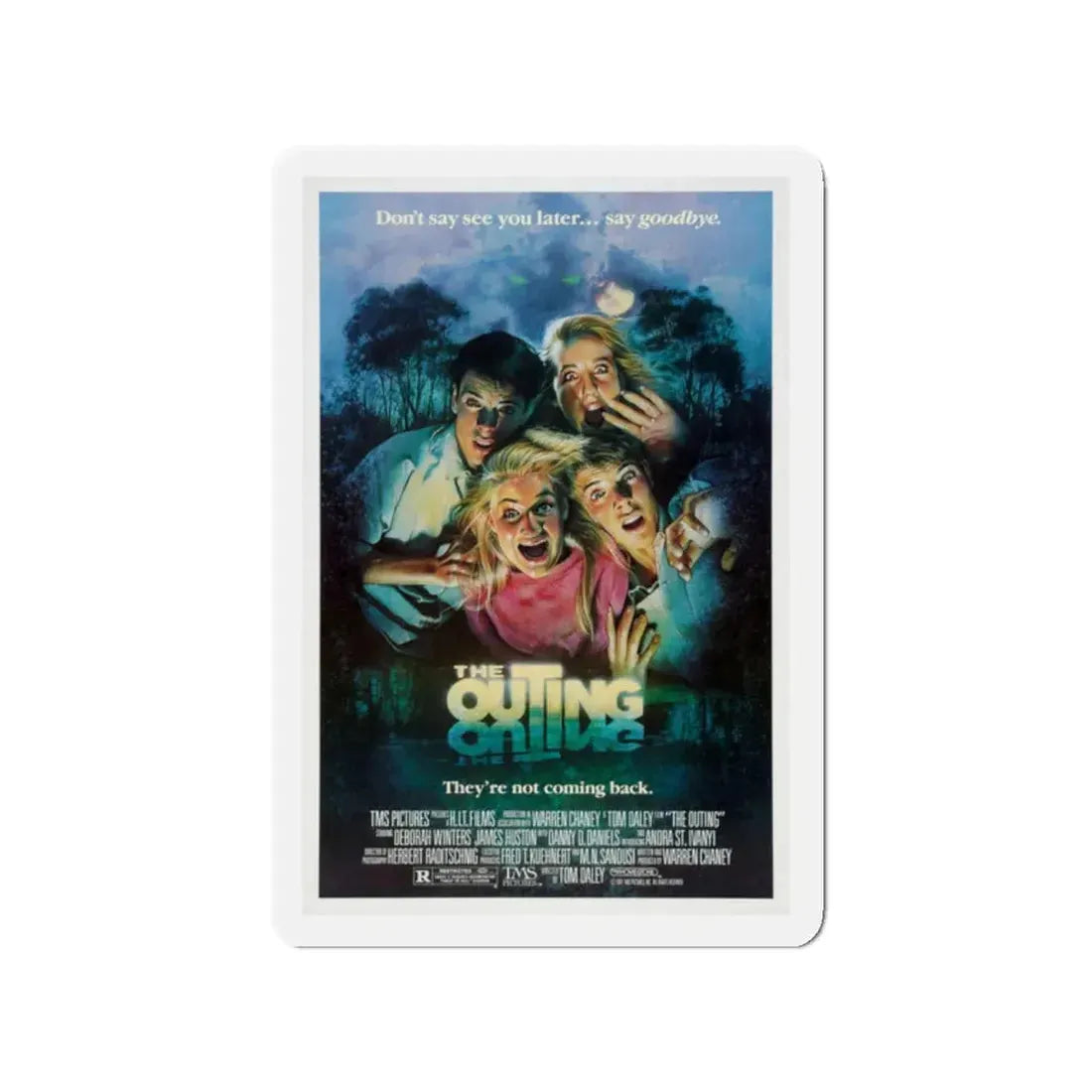 THE OUTING (THE LAMP) 1987 Movie Poster - Refrigerator Magnet 2 Inch Die-Cut - The Sticker Space