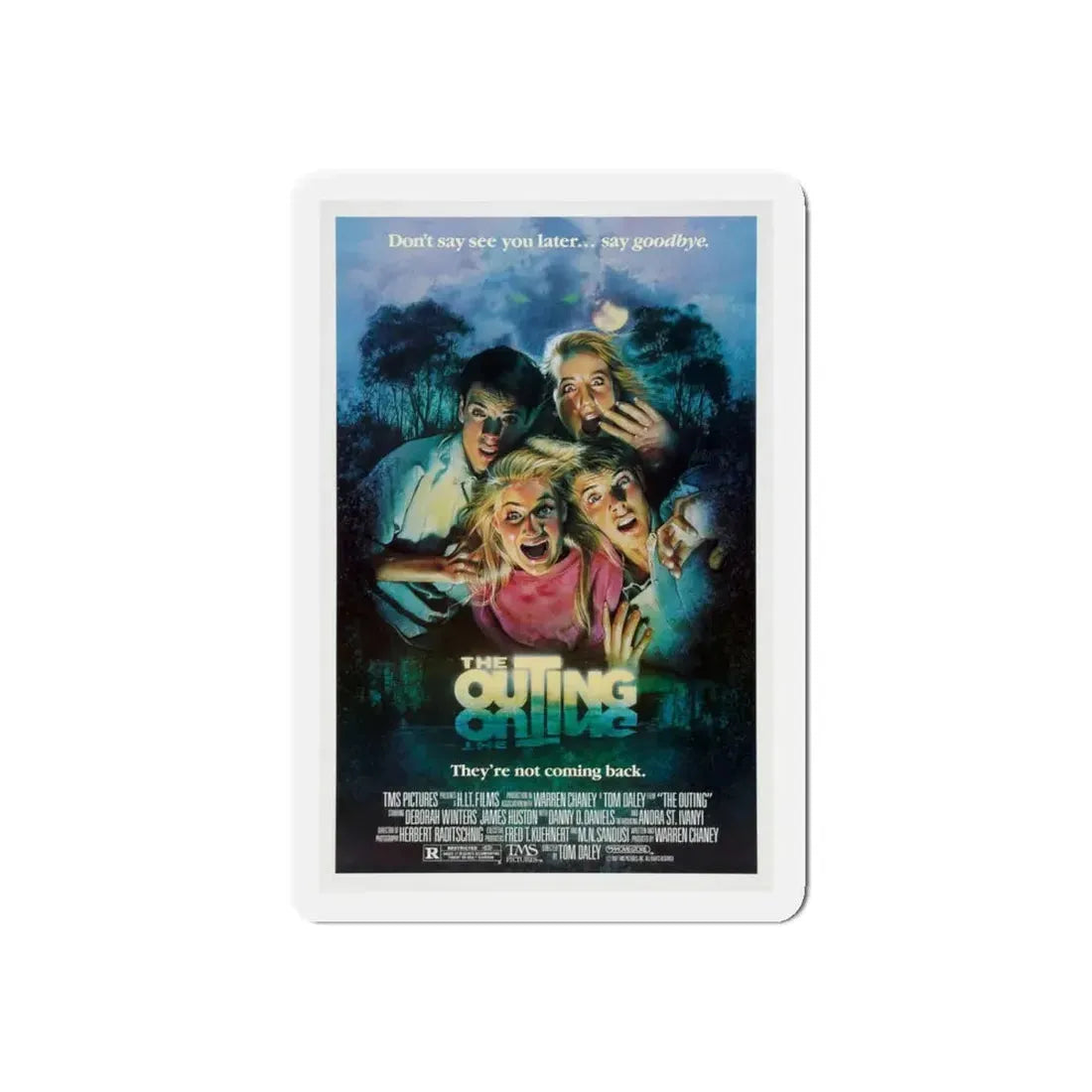 THE OUTING (THE LAMP) 1987 Movie Poster - Refrigerator Magnet 4 Inch Die-Cut - The Sticker Space
