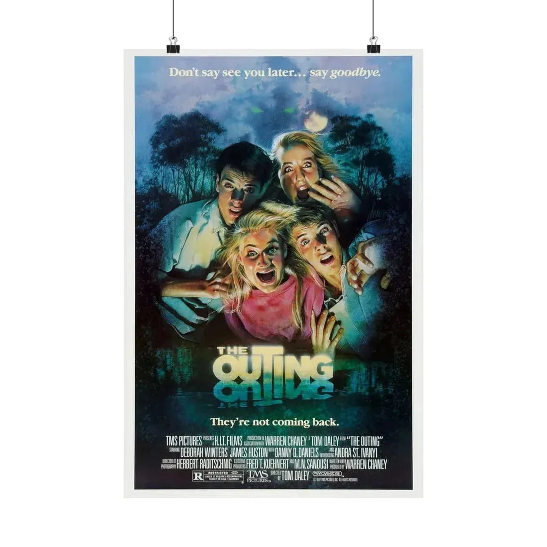 THE OUTING (THE LAMP) 1987 - Paper Movie Poster 16″ x 24″ Matte - The Sticker Space