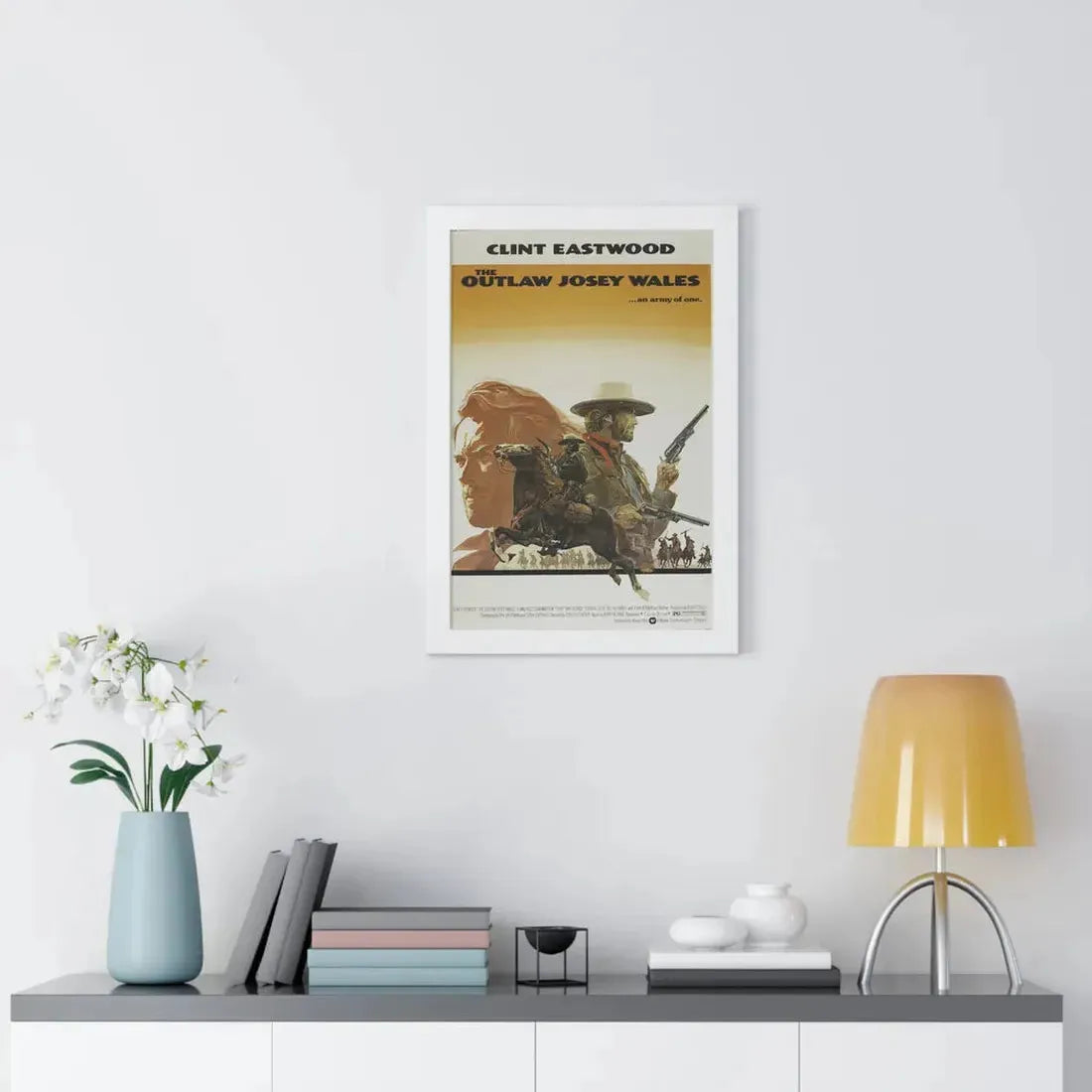 THE OUTLAW JOSEY WALES 1976 - Framed Movie Poster - The Sticker Space