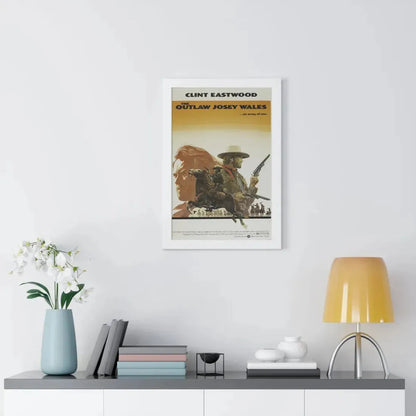 THE OUTLAW JOSEY WALES 1976 - Framed Movie Poster - The Sticker Space