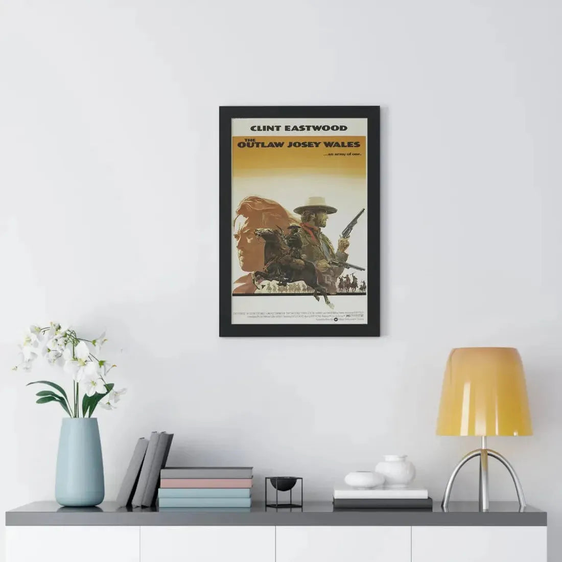 THE OUTLAW JOSEY WALES 1976 - Framed Movie Poster - The Sticker Space