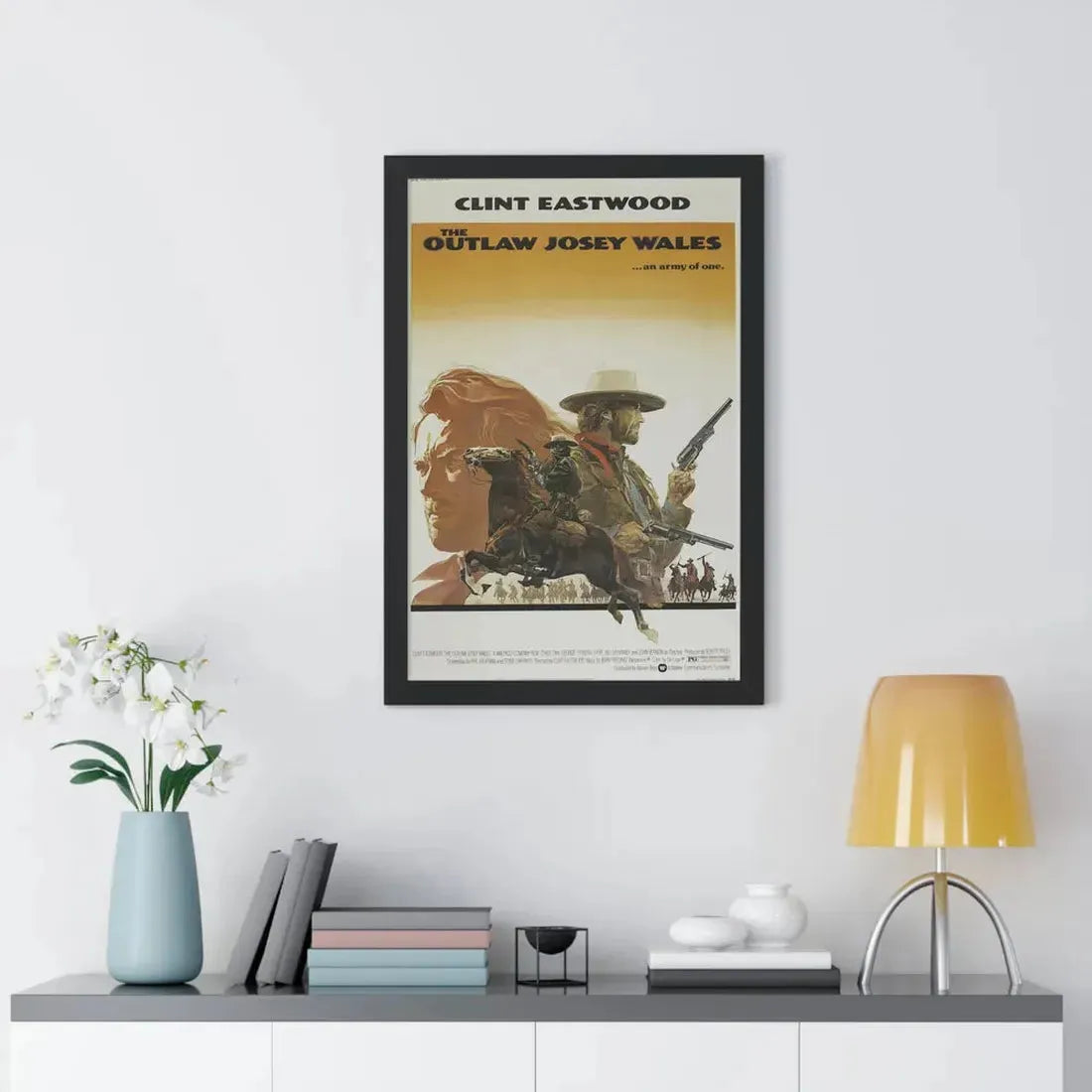 THE OUTLAW JOSEY WALES 1976 - Framed Movie Poster - The Sticker Space