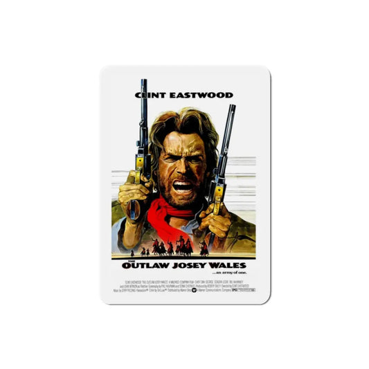 The Outlaw Josey Wales 1976 Movie Poster Refrigerator Magnet 2 Inch - The Sticker Space
