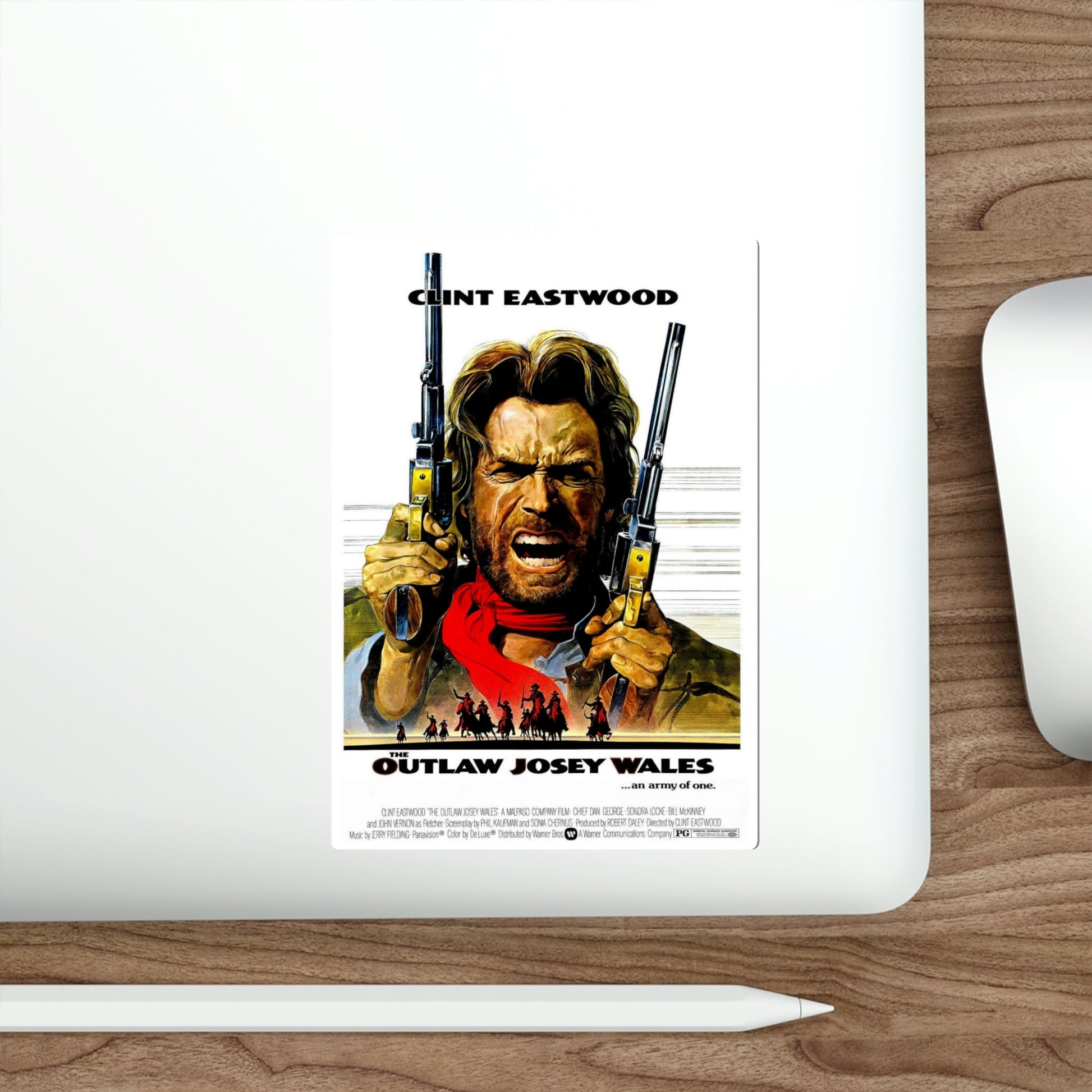 The Outlaw Josey Wales 1976 Movie Poster STICKER Vinyl Die-Cut Decal-The Sticker Space