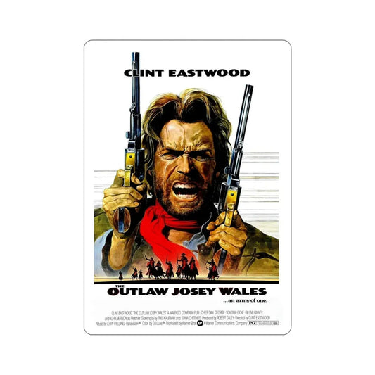 The Outlaw Josey Wales 1976 Movie Poster STICKER Vinyl Die-Cut Decal 6 Inch - The Sticker Space