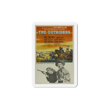 The Outriders 1950 Movie Poster Refrigerator Magnet 6 Inch - The Sticker Space