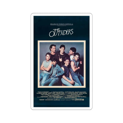 The Outsiders 1983 Movie Poster STICKER Vinyl Die-Cut Decal 3 Inch - The Sticker Space