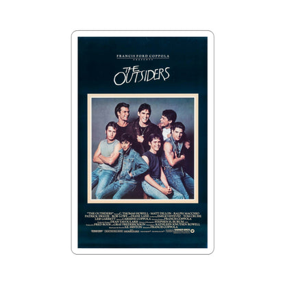 The Outsiders 1983 Movie Poster STICKER Vinyl Die-Cut Decal-3 Inch-The Sticker Space