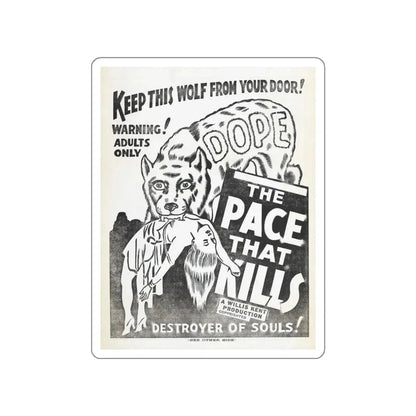 THE PACE THAT KILLS (COCAINE) 2 1935 Movie Poster STICKER Vinyl Die-Cut Decal 3 Inch - The Sticker Space
