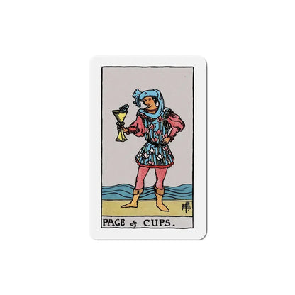The Page of Cups (Tarot Card) Refrigerator Magnet 6 Inch - The Sticker Space