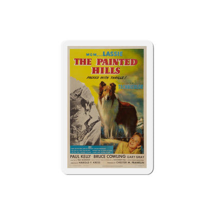 The Painted Hills 1951 Movie Poster Die-Cut Magnet-3 Inch-The Sticker Space