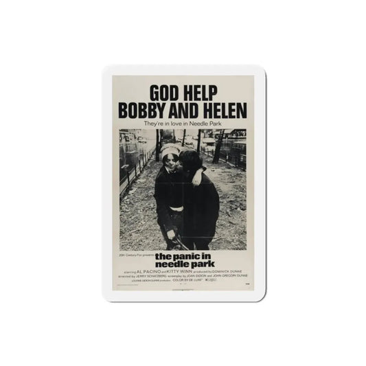 The Panic in Needle Park 1971 Movie Poster Refrigerator Magnet 2 Inch - The Sticker Space