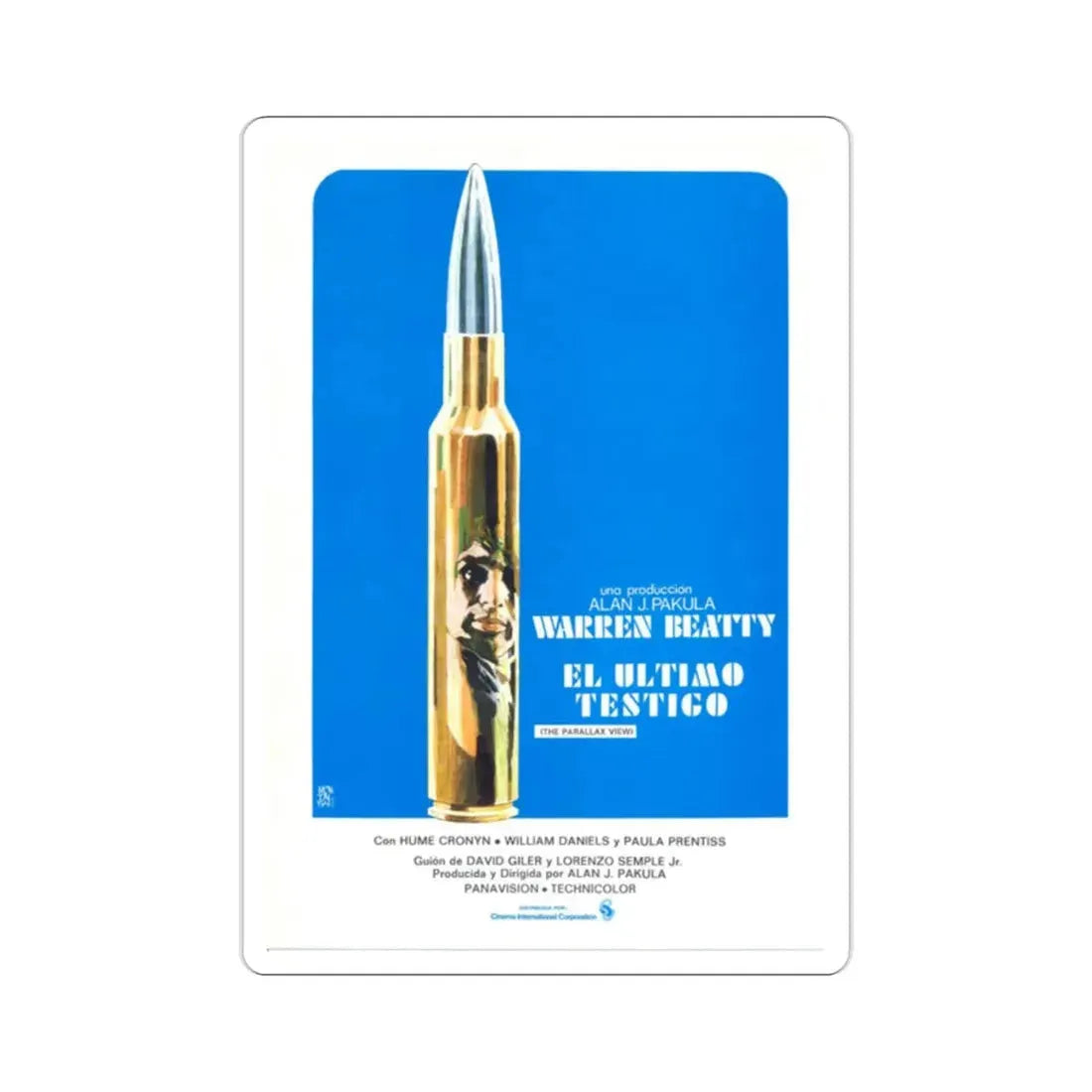 The Parallax View 1974 2 Movie Poster STICKER Vinyl Die-Cut Decal 2 Inch - The Sticker Space