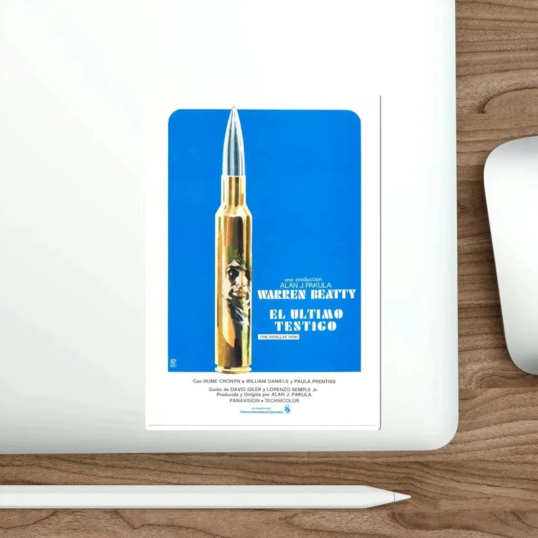 The Parallax View 1974 2 Movie Poster STICKER Vinyl Die-Cut Decal - The Sticker Space