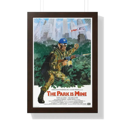 THE PARK IS MINE 1985 - Framed Movie Poster 16″ x 24″ Walnut - The Sticker Space