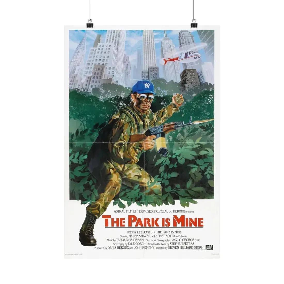 THE PARK IS MINE 1985 - Paper Movie Poster 16″ x 24″ Matte - The Sticker Space