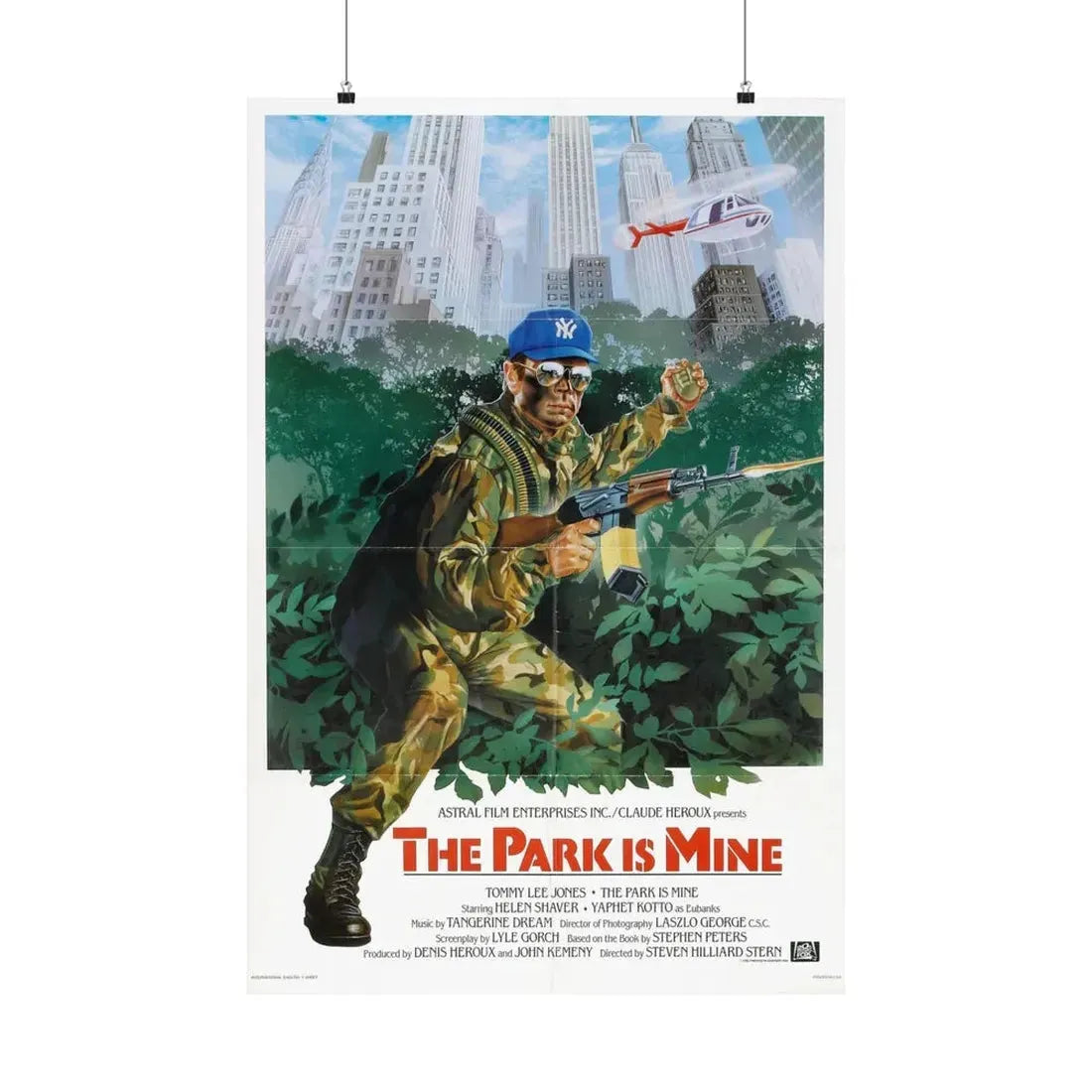 THE PARK IS MINE 1985 - Paper Movie Poster 24″ x 36″ Matte - The Sticker Space