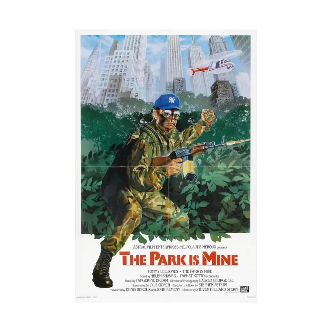 THE PARK IS MINE 1985 - Paper Movie Poster - The Sticker Space