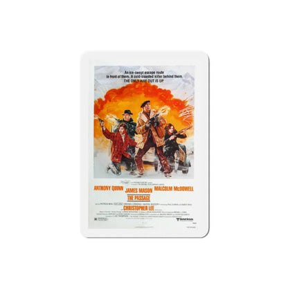 The Passage 1979 Movie Poster Refrigerator Magnet 2 Inch - The Sticker Space