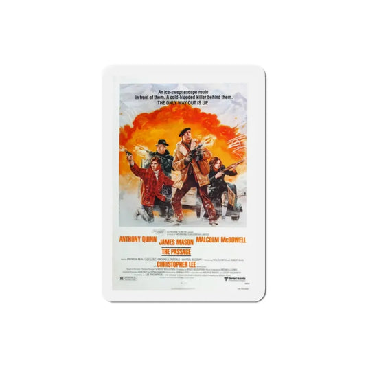 The Passage 1979 Movie Poster Refrigerator Magnet 2 Inch - The Sticker Space
