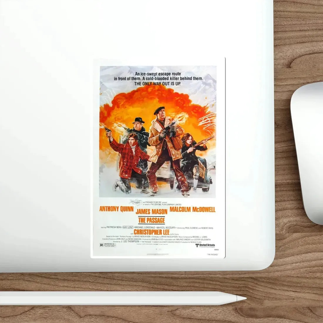 The Passage 1979 Movie Poster STICKER Vinyl Die-Cut Decal - The Sticker Space