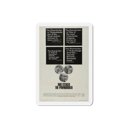 The Pawnbroker 1965 Movie Poster Refrigerator Magnet 2 Inch - The Sticker Space