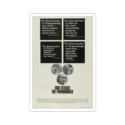 The Pawnbroker 1965 Movie Poster STICKER Vinyl Die-Cut Decal-3 Inch-The Sticker Space