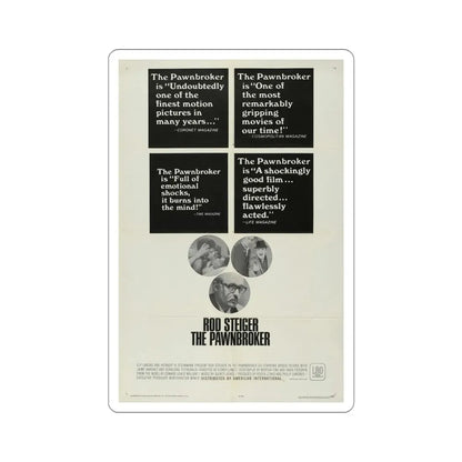 The Pawnbroker 1965 Movie Poster STICKER Vinyl Die-Cut Decal 4 Inch - The Sticker Space