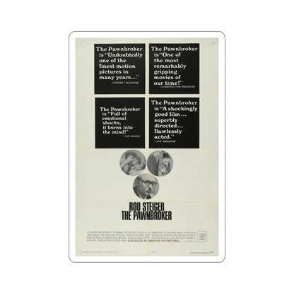 The Pawnbroker 1965 Movie Poster STICKER Vinyl Die-Cut Decal 5 Inch - The Sticker Space