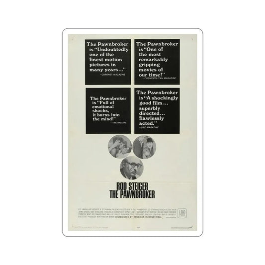 The Pawnbroker 1965 Movie Poster STICKER Vinyl Die-Cut Decal 6 Inch - The Sticker Space