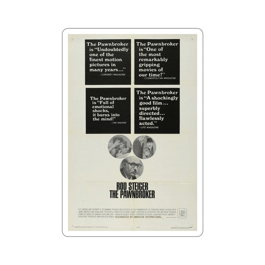 The Pawnbroker 1965 Movie Poster STICKER Vinyl Die-Cut Decal-6 Inch-The Sticker Space