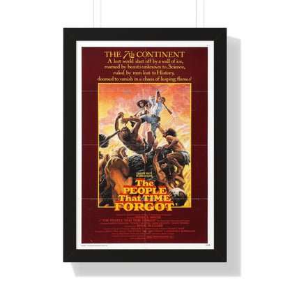 THE PEOPLE THAT TIME FORGOT 1977 - Framed Movie Poster-16″ x 24″-The Sticker Space