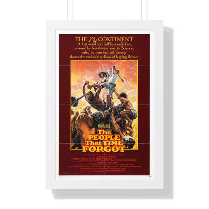 THE PEOPLE THAT TIME FORGOT 1977 - Framed Movie Poster-16″ x 24″-The Sticker Space