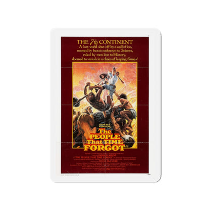 THE PEOPLE THAT TIME FORGOT 1977 Movie Poster - Refrigerator Magnet-2 Inch-Die-Cut-The Sticker Space