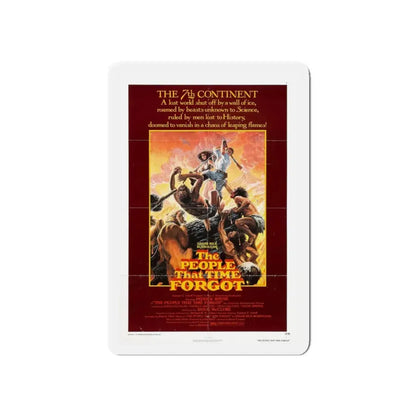 THE PEOPLE THAT TIME FORGOT 1977 Movie Poster - Refrigerator Magnet 5 Inch Die-Cut - The Sticker Space