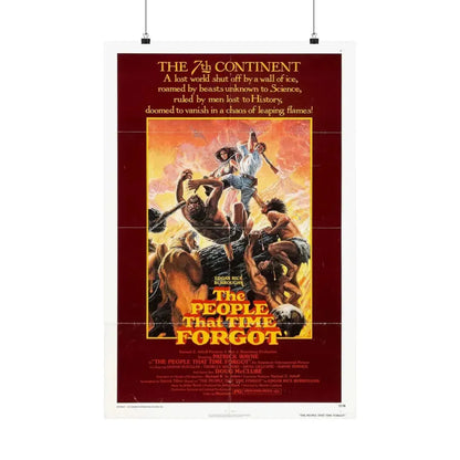 THE PEOPLE THAT TIME FORGOT 1977 - Paper Movie Poster 20″ x 30″ Matte - The Sticker Space